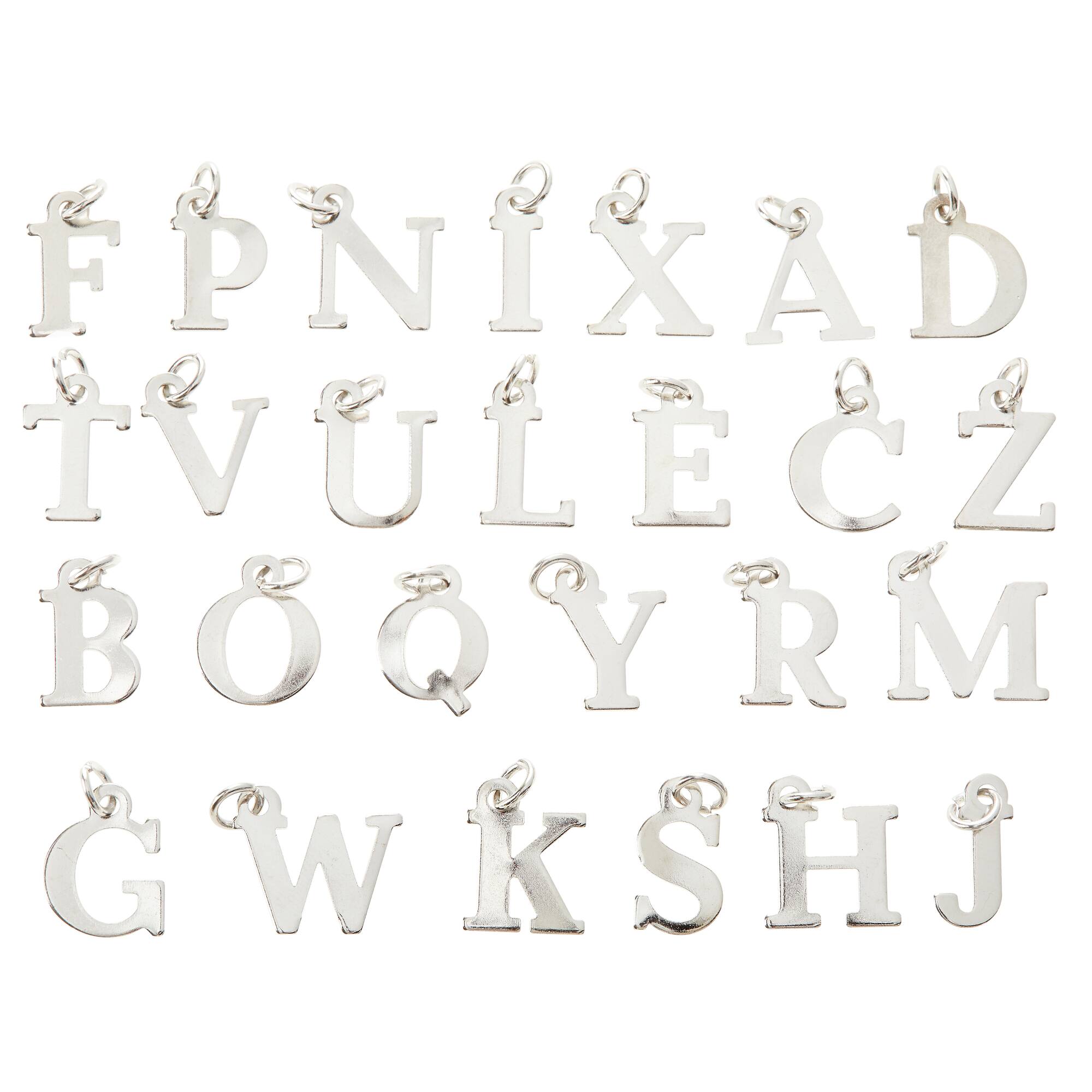 12 Packs: 26 ct. (312 total) Alpha Capitals Charms by Bead Landing™